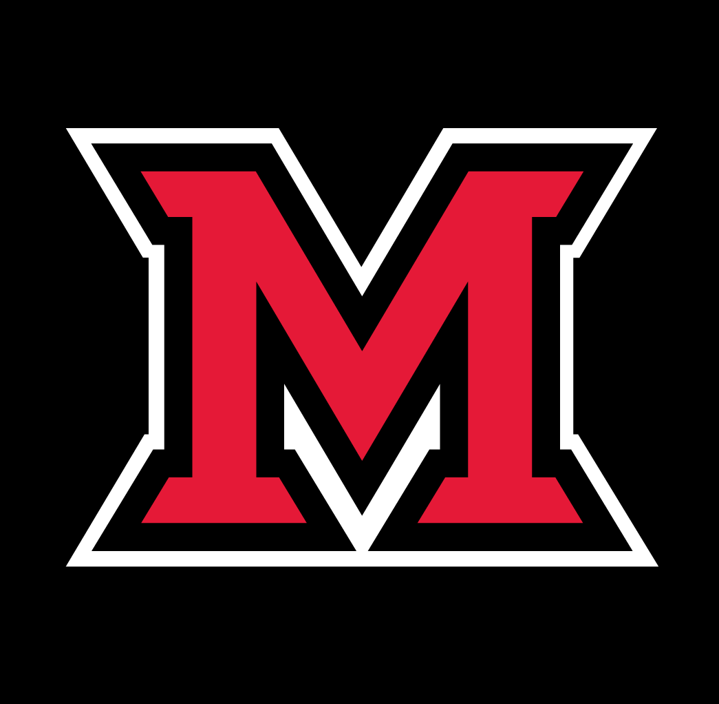 Miami (Ohio) Redhawks 2014-Pres Primary Dark Logo diy DTF decal sticker